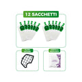Kit Sacchetti Folletto VK140 VK150 | 12 Sacchetti, Filtri Motore e Cristalli Profumati